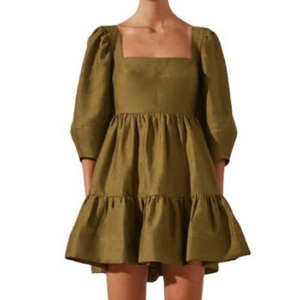 Shona Joy Maya Open Back Mini Dress